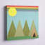 Art sur toile "Camping In The Woods" de Lincoln-1416943444