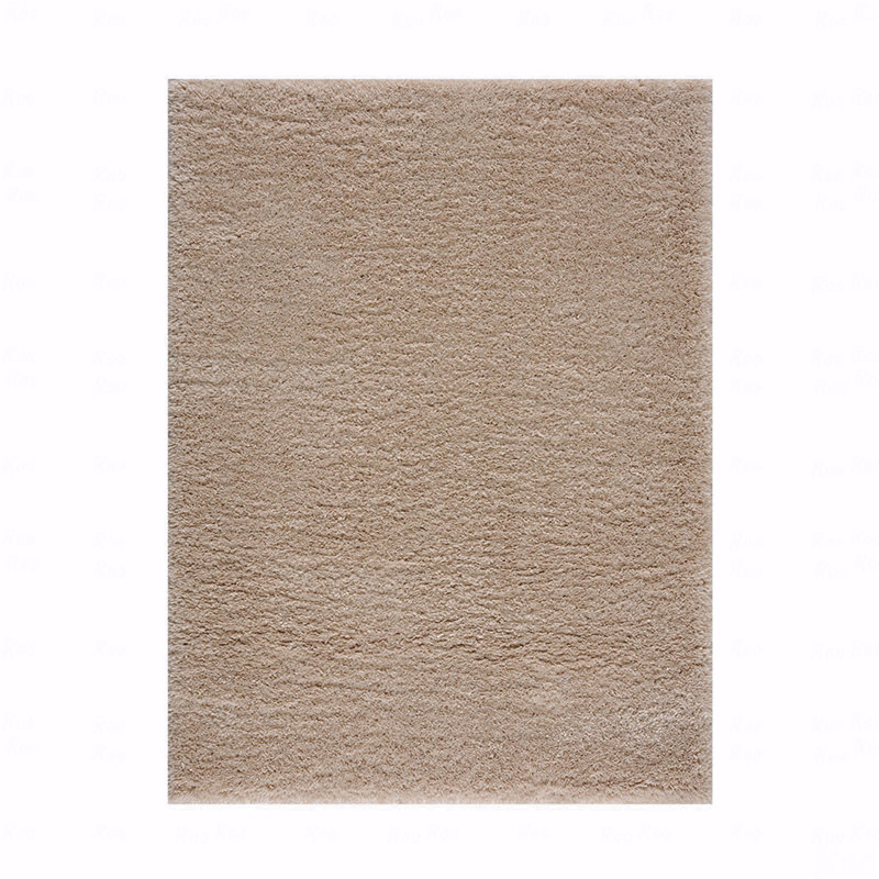 Super Soft Polyester Material Shag Material Area Rug, Rectangle 3'11" x 5'11"