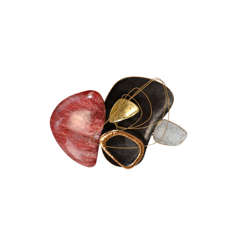 Glam Abstract Wall Decor on Metal