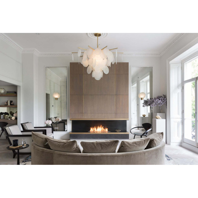 Nimbus 4 - Light Chandelier, Satin Brass