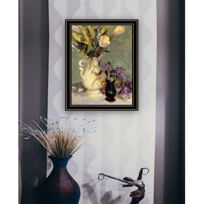 Tulipes et lavande, art mural, impression de décoration moderne pour le salon, la chambre à coucher et la décoration murale de ferme par JG Studios