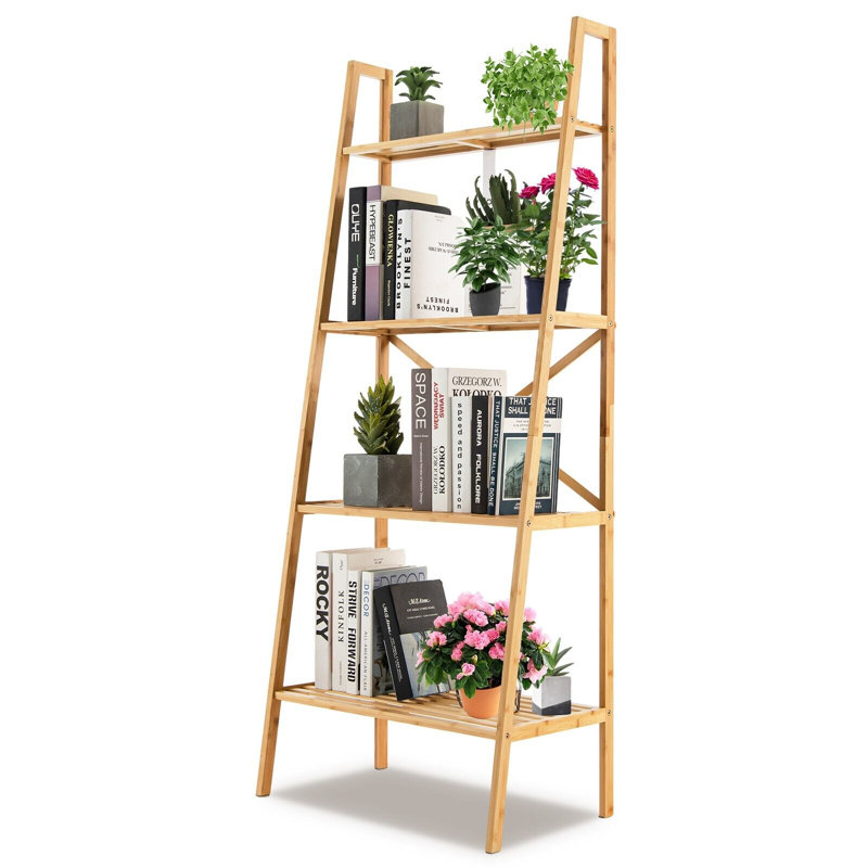 McLeansboro 148cm H x 60cm W Bamboo / Rattan Bookcase