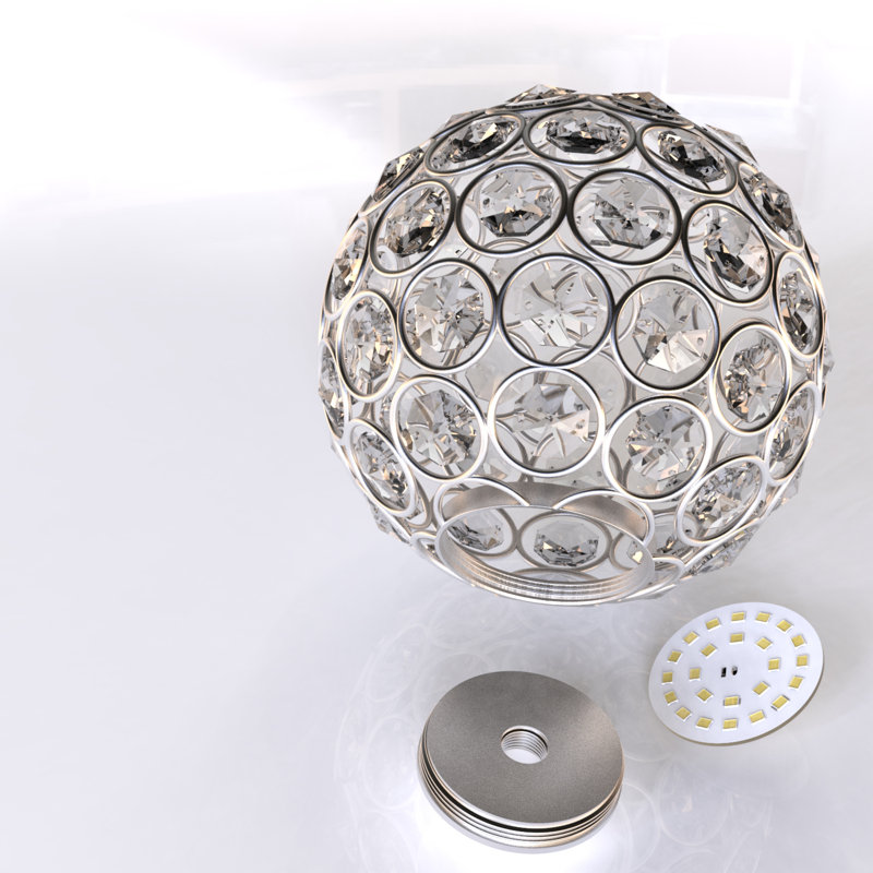 Tietjen 4 - Light Dimmable LED Vanity Light