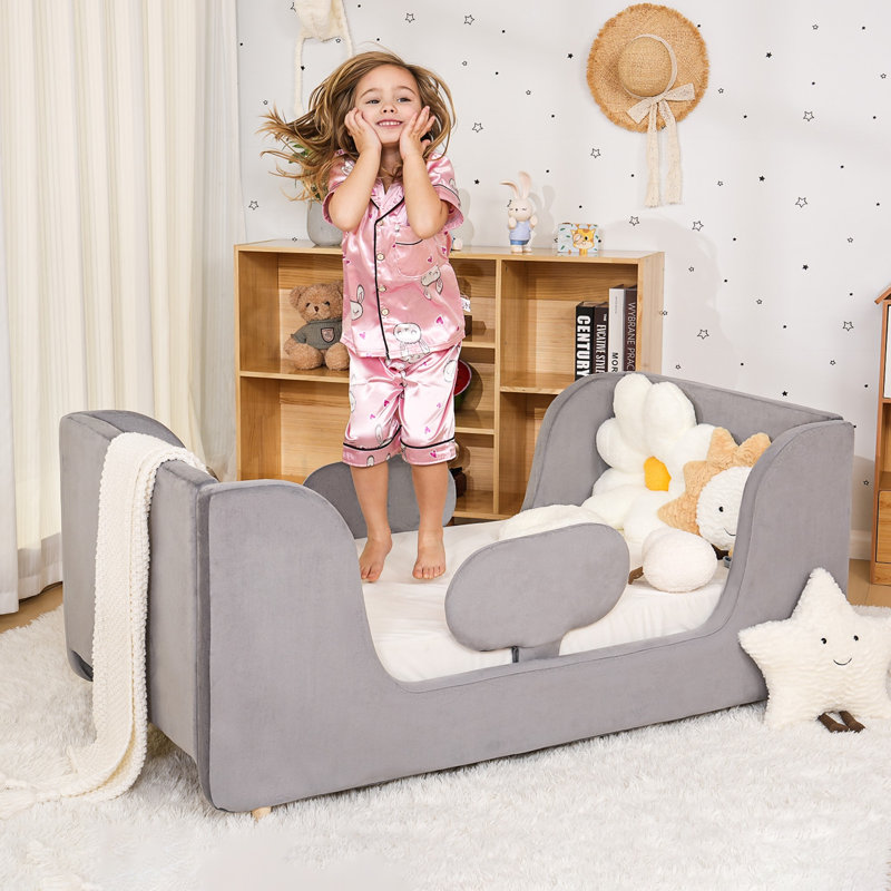 Solid Wood Standard Bedroom Set, Grey