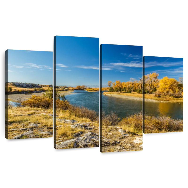 Alvord Missouri River Trail, 48" H x 75" W