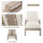 Outdoor Lounge Chair With Cushions And Adjustable Backrest Patio Lounger -1285898662-1285898663