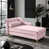 Velours rose sélectionné