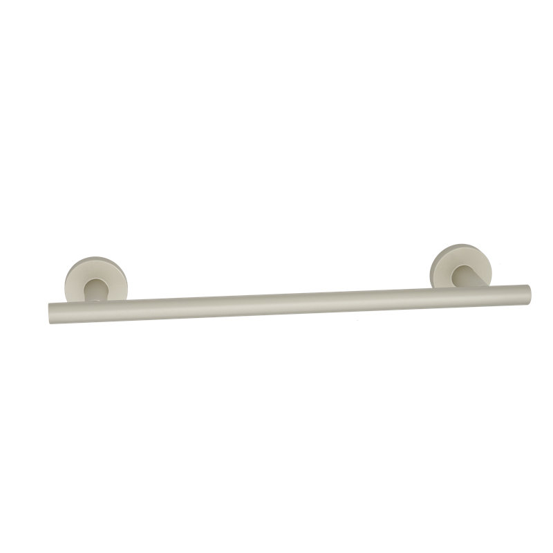 Vita Bella Bath Wall Mounted Towel Bar, Matte Nickel
