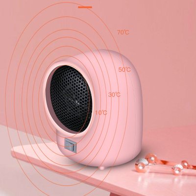 Mini Space Heater Fan Portable  Home Office Indoor Use Ceramic Heating  Overheat Protection US Plug