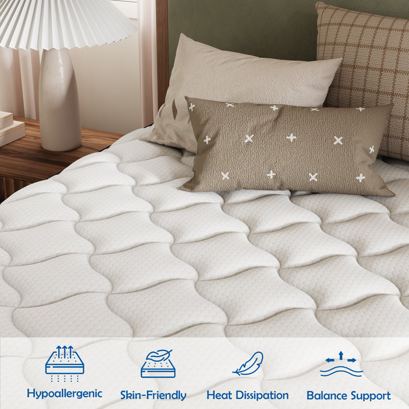 12" Carbon Cooling Hybrid Mattress, King