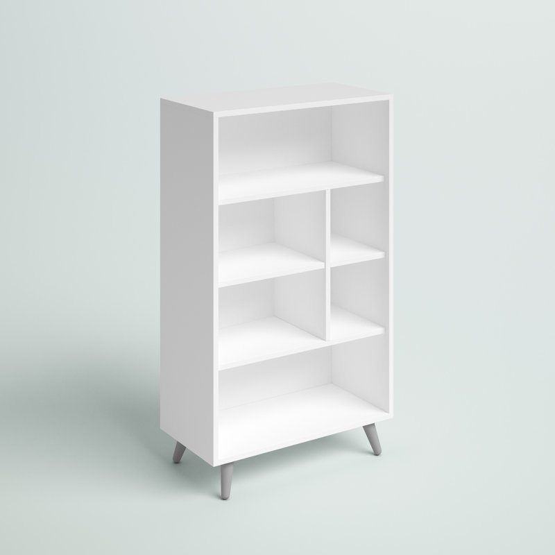 Ateeb 41''H x 24'' W 4 Shelf Bookcase