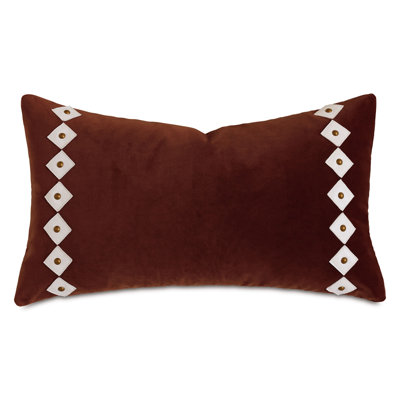 Gustav Geometric Velvet Throw Pillow