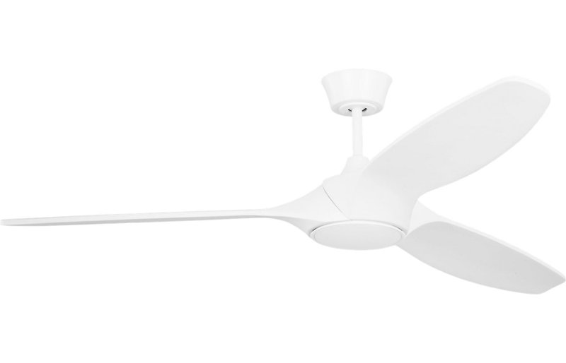 Selen Smart LED Ceiling Fan, Matte White, Matte White, 60" Wide