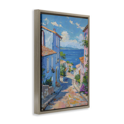 Cadre flottant Quiet Seaside Town, design par LSR Design Studio