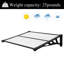Dakota Fields 0.9cm D Plastic Clear Cover Retractable Door / Window Awning-238949863