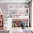 Twin Loft Bed With Two Drawers And Slide, House Bed With Slide
