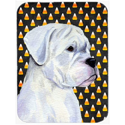 Halloween Candy Corn Wood Glass Cutting Board