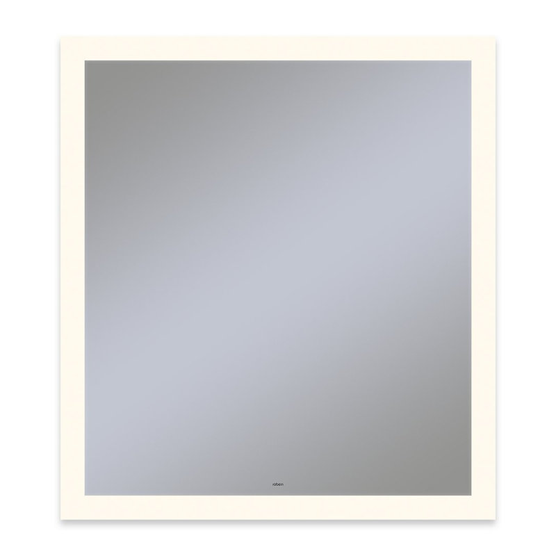 Miroir de salle de bain sans cadre, 40 po x 36 po