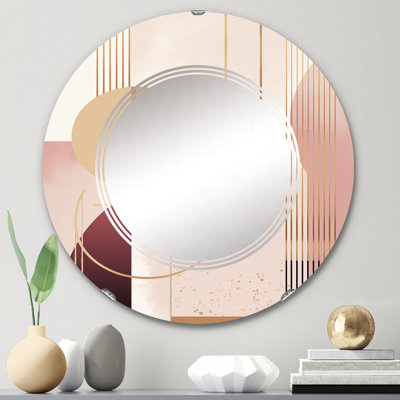 Theoville - Miroir mural moderne rond