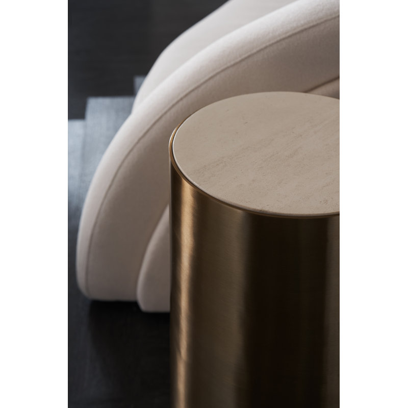 Contrast Stone End Table