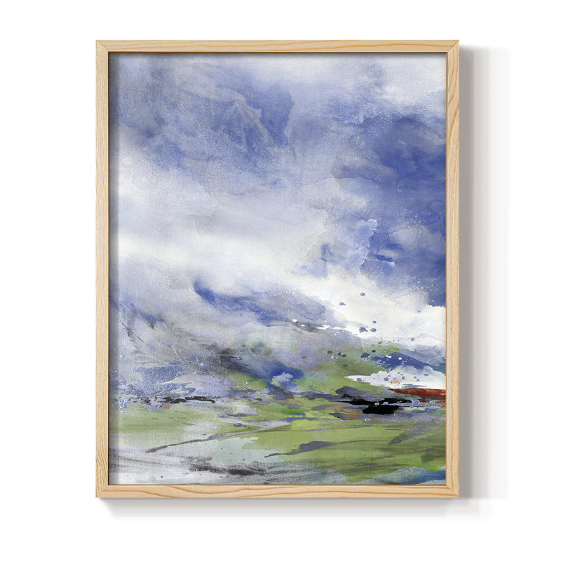 Spring Air I, reproduction encadrée - bois massif, H 30 po x l 24 po, Naturel
