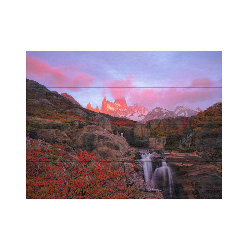 John Fan «Heaven On Earth» sur lattes de bois, H 12 po x l 16 po
