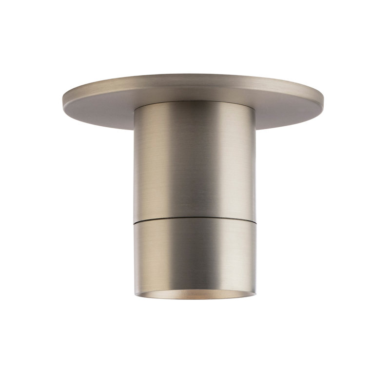 Mini-luminaire encastré cylindrique à DEL Twist-N-Lite, Nickel brossé