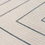 Carmel Modern Geometric Cream/Navy Area Rug-128552584