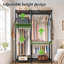 114.2cm Adjustable Portable Wardrobe