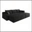 Canapé modulaire 95 avec 2 repose-pieds en forme de U dans un coin profond sans assemblage requis-1348391554-1348391552