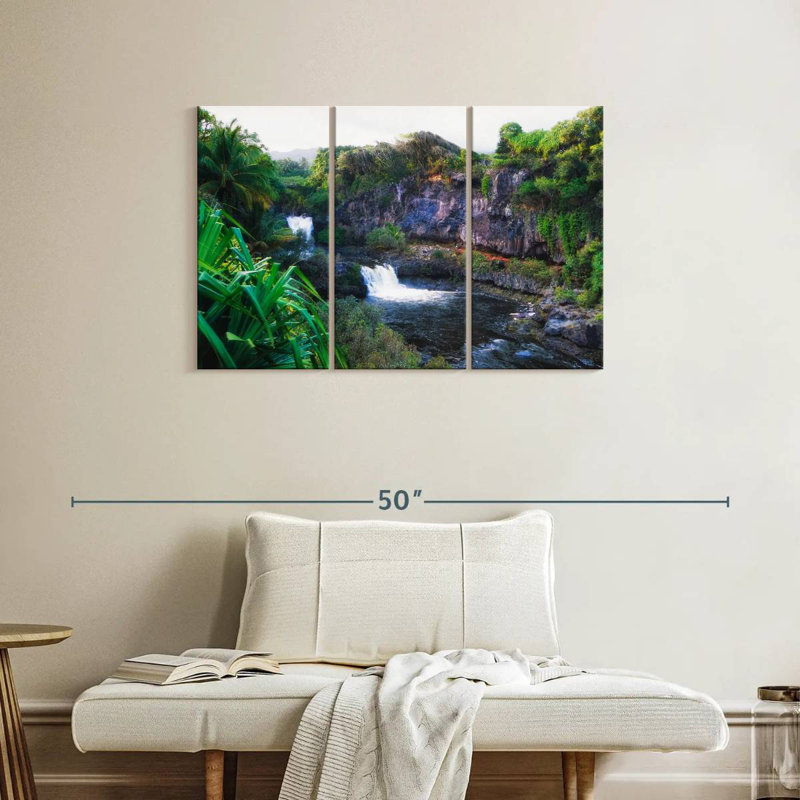 Rorry Seven Sacred Pools Hana, 42" H x 65" W