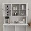 Grande armoire de salle de bain avec 2 tablettes réglables