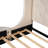 Upholstered Platform Bed  Storage Velvet Bed With Wingback Headboard And 1 Big Drawer-831953155
