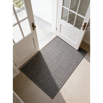 Dirt Trapper Door Mat 31X47 Washable Low-Profile Light Beige