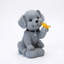 Statue chiot et papillon
