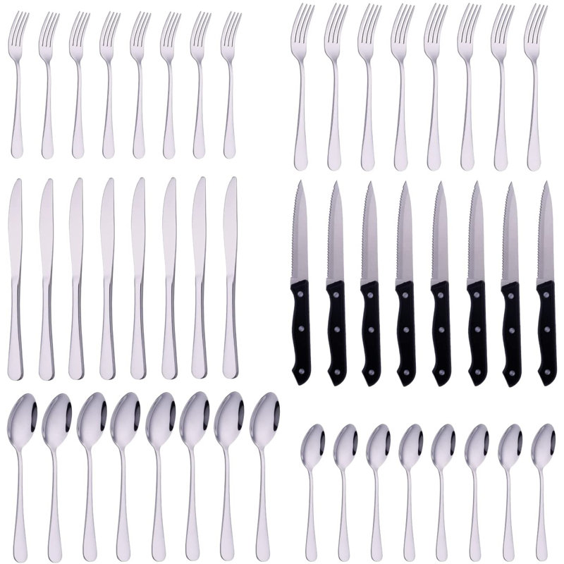 Ensemble de couverts 48 pièces Alzahraa, service pour 6
