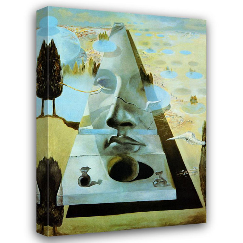 Apparition du visage d'Aphrodite, H 24 po x l 16 po