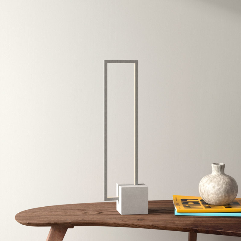 Lampe de table gris clair 25,25 po Carl