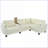 Sectional Sofa L-Shaped 4-Seater 105.5'' Corduroy with Storage, USB, Reversible Seats | Beige | Standard-714663461
