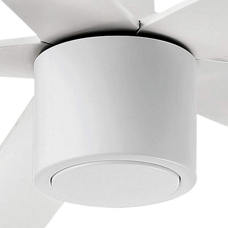 Ventilateur de plafond 5 pales avec télécommande RAVian (sans lumière), 72", Blanc mat