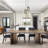 Huckaby 3 - Light Brass Cluster Pendant