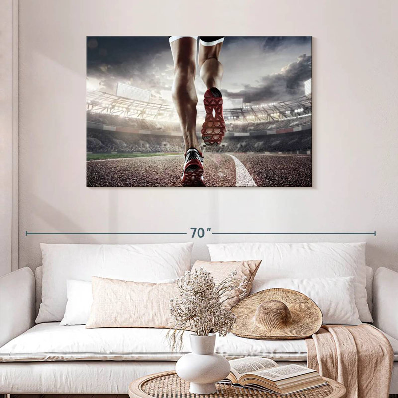 Sireci Running Athlete, 30" H x 45" W