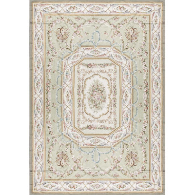 Renaissance Aubusson Wool Oriental Area Rug