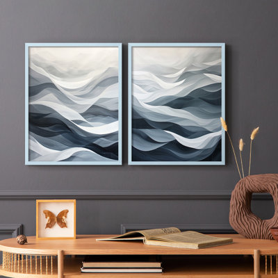 ABSTRACT Series CDLXVI - Reproduction encadrée de qualité supérieure - prête à être accrochée - aucun clou requis - aucun clou requis