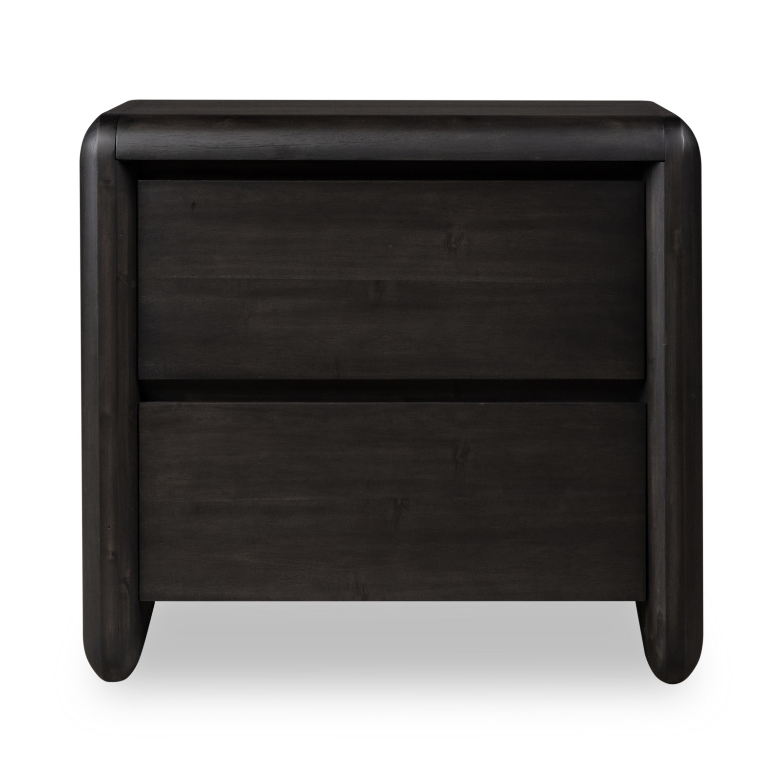 2-Drawer Acacia Nightstand
