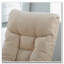 Chaise rembourrée avec repose-pieds