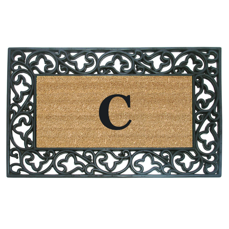 Tapis de porte d'extérieur antidérapant 36 po x 23 po Ripon, C