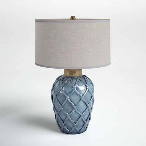 Farmhouse & Rustic Blue Table Lamps | Birch Lane