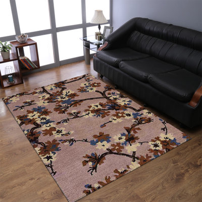Tapis rectangulaires en laine touffetés à la main Candless