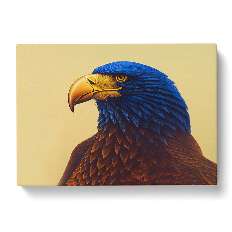 Exotic Eagle Bird - Wrapped Canvas, 40cm H x 60cm W x 3cm D